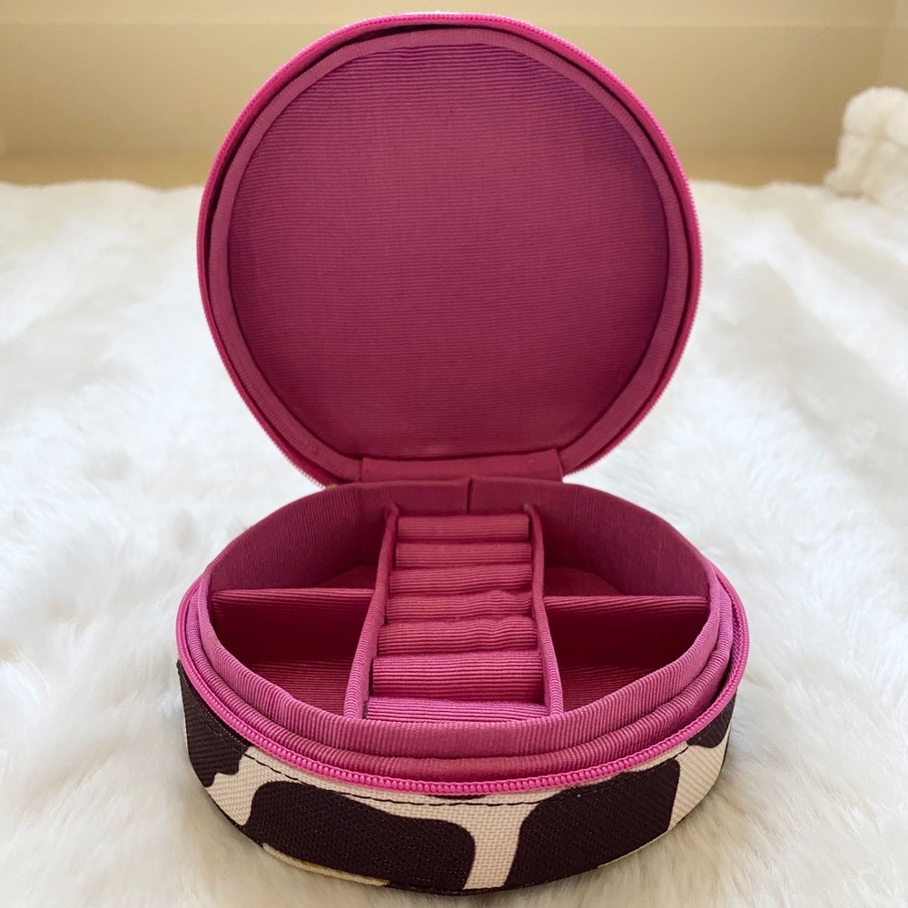 Cow print jewelry box